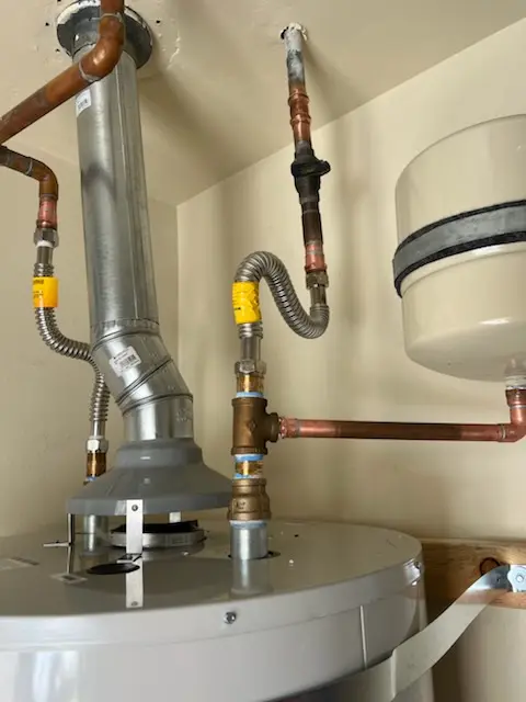 Water heater installation and plumbing repair in Trooper